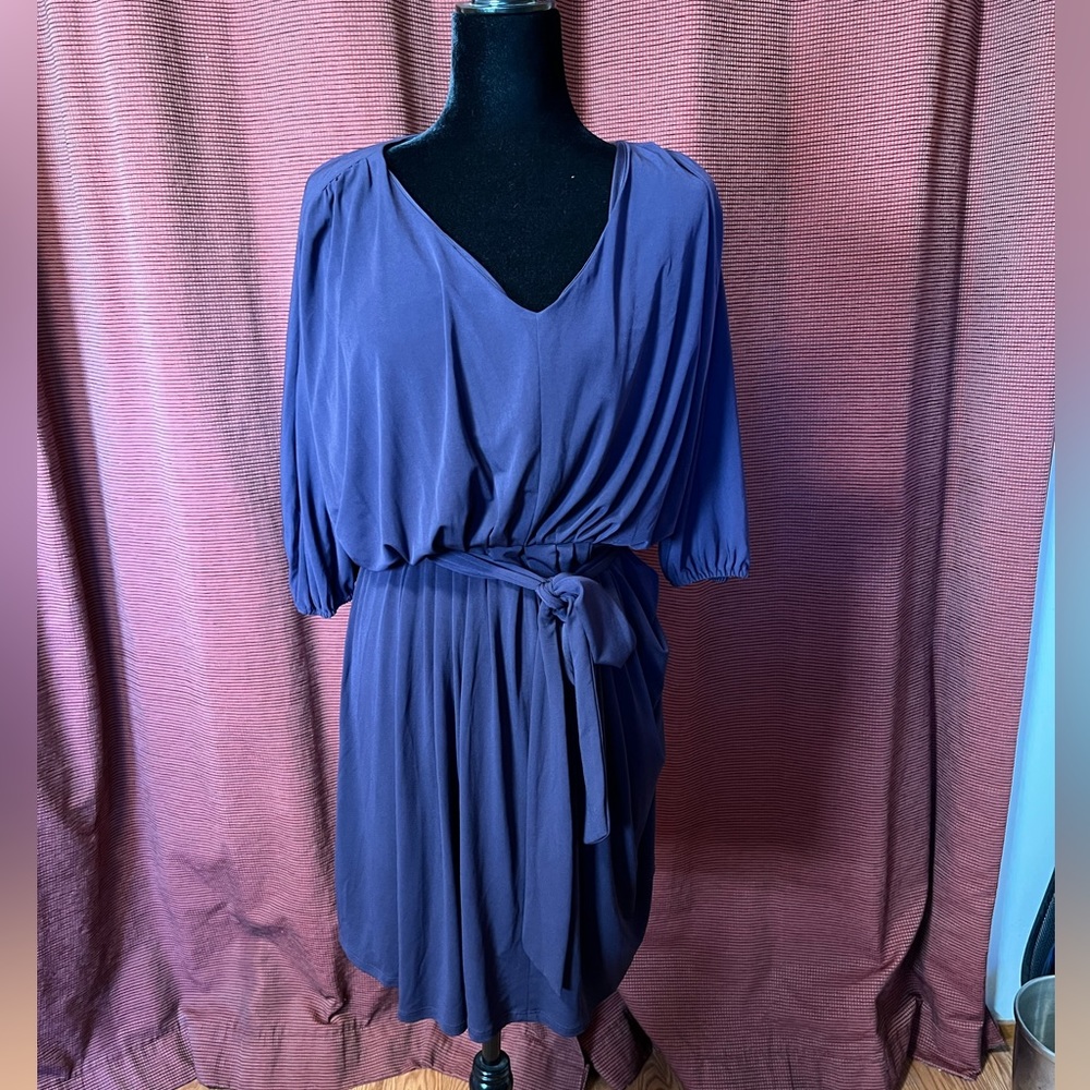 Coldwater Creek purple stretch dress